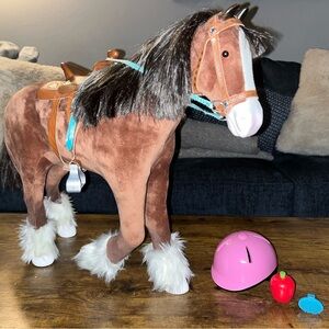 American Girl equestrian set (prancing horse 2014 retired)
